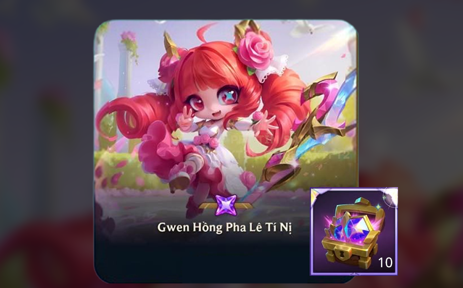 gwen hồng pha lê tí nị giá