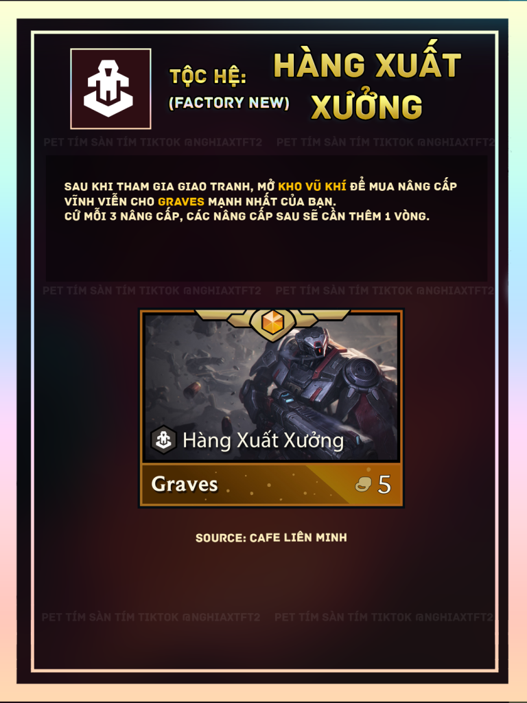 tộc hệ hàng xuất xưởng tft mùa 17